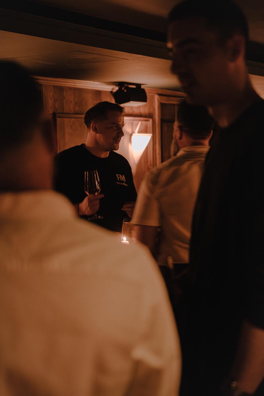 Matt Fitton at a business networking event