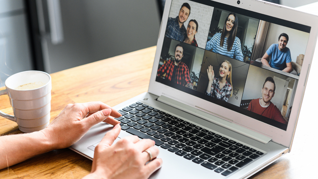 Remote mentoring session with a care provider